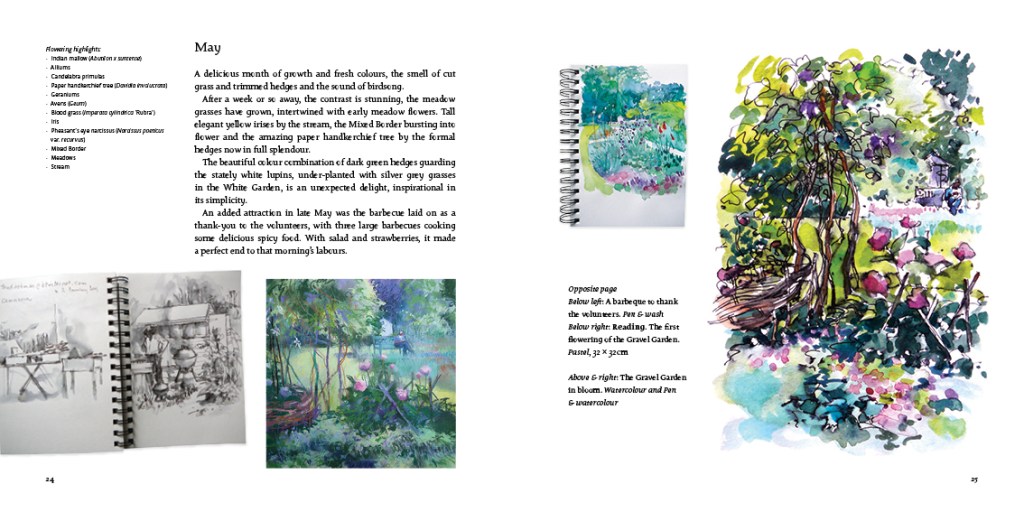 An Artist's Year in the Harris Garden by Jenny Halstead